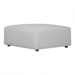 Moe's Home Collection Lyric Ottoman Oatmeal