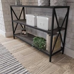 Ashley Furniture Bookcases Freedan - Grayish Brown - Bookshelf