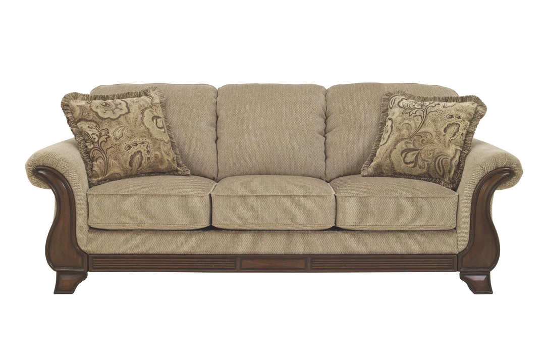 Ashley Furniture Sofas Lanett - Barley - Queen Sofa Sleeper 3 Ashley Furniture Sofas Lanett - Barley - Queen Sofa Sleeper