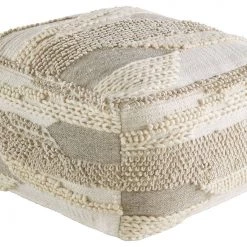 Ashley Furniture Accessories Cartlow - Cream/beige/gray - Pouf