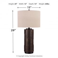 Ashley Furniture Makya - Patterned - Poly Table Lamp (2/CN) 9 Ashley Furniture Makya - Patterned - Poly Table Lamp (2/CN)