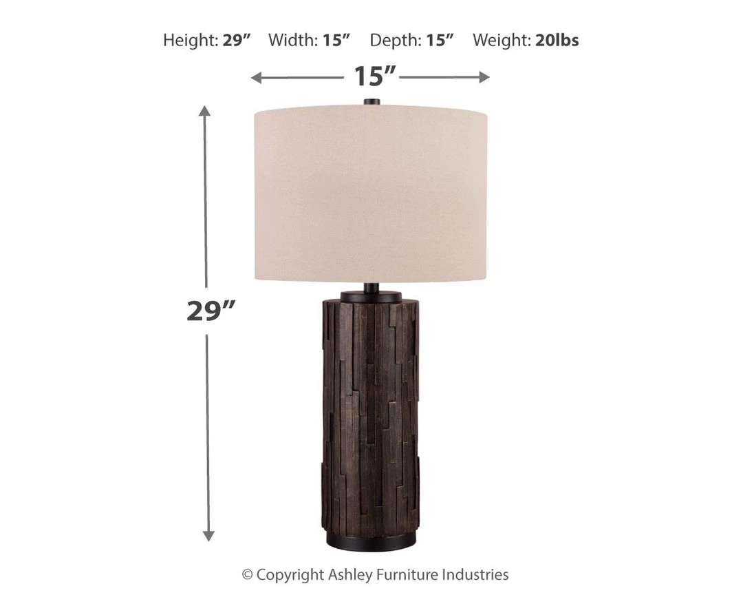Ashley Furniture Makya - Patterned - Poly Table Lamp (2/CN) 6 Ashley Furniture Makya - Patterned - Poly Table Lamp (2/CN)