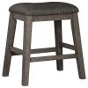 Ashley Furniture Caitbrook - Dark Gray - Upholstered Stool (2/cn) Stools