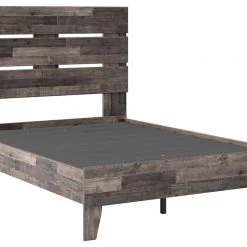 Signature Design By Ashley® Neilsville - Multi Gray - Full Panel Platform Bed