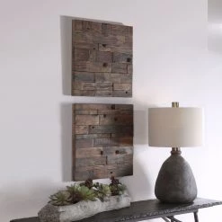 Uttermost Astern Wood Wall Decor, S/2 Accessories