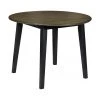 Ashley Furniture Froshburg - Black - Round Drm Drop Leaf Table Tables