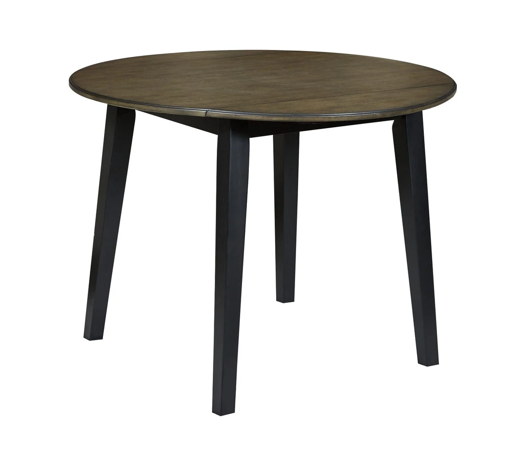 Ashley Furniture Froshburg - Black - Round Drm Drop Leaf Table Tables 3 Ashley Furniture Froshburg - Black - Round Drm Drop Leaf Table Tables