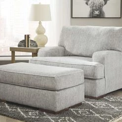 Benchcraft® Mercado - Pewter - Chair And A Half