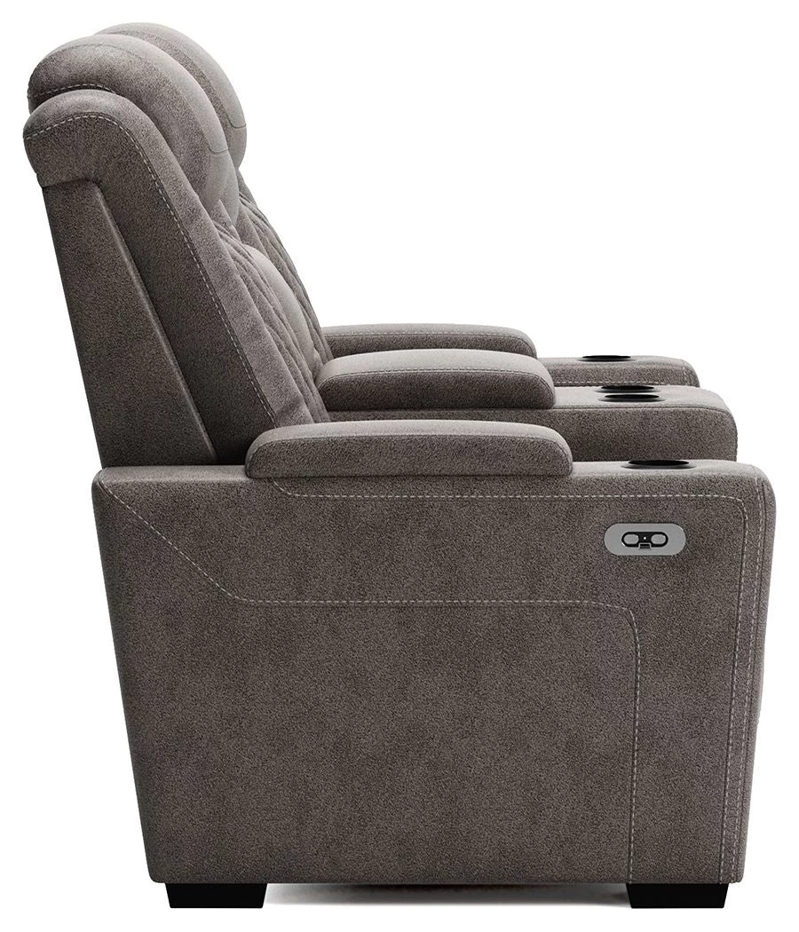 Ashley Furniture Hyllmont - Gray - Pwr Rec Loveseat/con/adj Hdrst Reclining Furniture 10 Ashley Furniture Hyllmont - Gray - Pwr Rec Loveseat/con/adj Hdrst Reclining Furniture