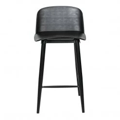Moe's Home Collection Looey Counter Stool Black-m2 Stools