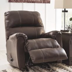 Ashley Furniture Hermiston - Walnut - Rocker Recliner Reclining Furniture