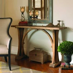 Uttermost Genessis Reclaimed Wood Console Table Tables