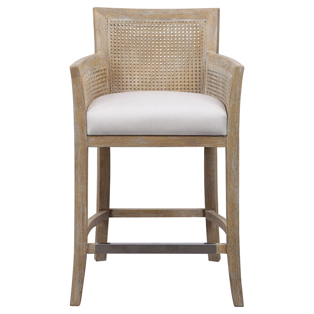 Stools Uttermost Encore Counter Stool, Natural 3 Stools Uttermost Encore Counter Stool, Natural