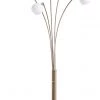 Ashley Furniture Taliya - Champagne/white - Metal Arc Lamp (1/cn) Accessories