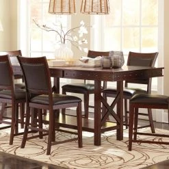 Ashley Furniture Tables Collenburg - Dark Brown - Rect Drm Counter Ext Table