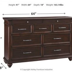 Ashley Furniture Dressers Brynhurst - Dark Ultimate Best In Class Dresser, Mirror 26 Ashley Furniture Dressers Brynhurst - Dark Ultimate Best In Class Dresser, Mirror