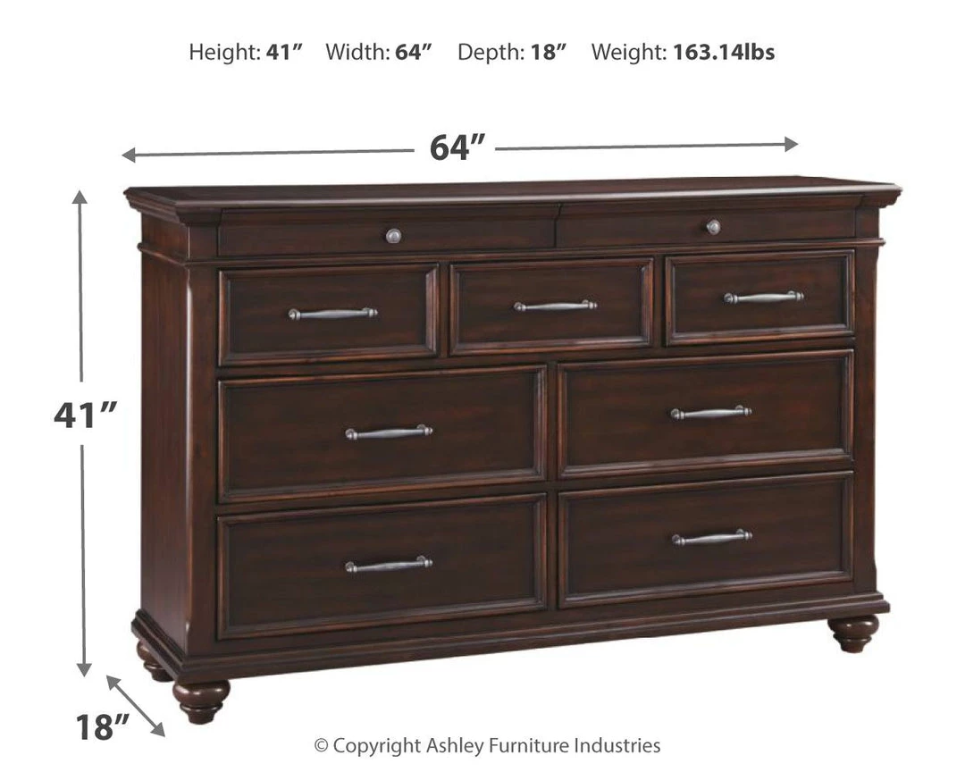 Ashley Furniture Dressers Brynhurst - Dark Ultimate Best In Class Dresser, Mirror 13 Ashley Furniture Dressers Brynhurst - Dark Ultimate Best In Class Dresser, Mirror