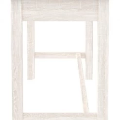 Ashley Furniture Dorrinson - White / Black / Gray - Home Office Desk - 2-drawer Desks