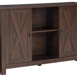 Ashley Furniture Turnley - Distressed Brown - Accent Cabinet Cabinets