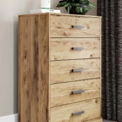 Signature Design By Ashley® Larstin - Brown - Five Drawer Chest 19 Signature Design By Ashley® Larstin - Brown - Five Drawer Chest