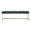 Moe's Home Collection Katie Bench Dark Green Benches 1 Moe's Home Collection Katie Bench Dark Green Benches