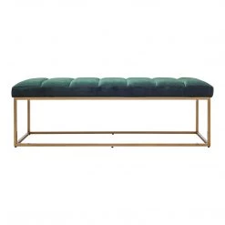 Moe's Home Collection Katie Bench Dark Green Benches