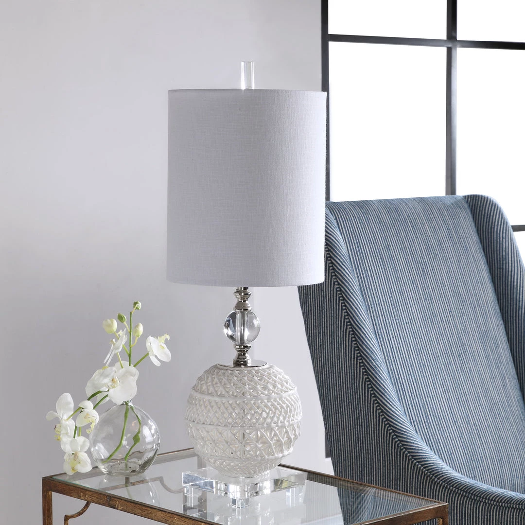 Uttermost Mazarine Open Ceramic Buffet Lamp 8 Uttermost Mazarine Open Ceramic Buffet Lamp