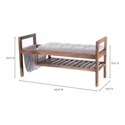 Moe's Home Collection Benches Scandi Bench