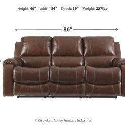 Signature Design By Ashley® Rackingburg - Reclining Sofa, Reclining Loveseat