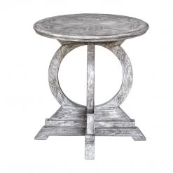Tables Uttermost Maiva White Side Table