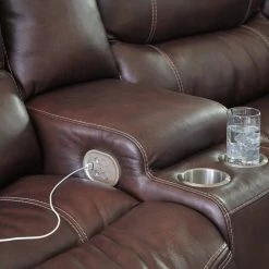 Signature Design By Ashley® Muirfield - Left Arm Facing Double Reclining Power Console Loveseat, Wedge, Power Reclining Right Arm Facing Loveseat With Headrest Sectional 11 Signature Design By Ashley® Muirfield - Left Arm Facing Double Reclining Power Console Loveseat, Wedge, Power Reclining Right Arm Facing Loveseat With Headrest Sectional