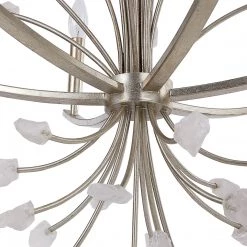 Uttermost Juliette 6 Light Silver Chandelier