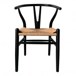 Moe's Home Collection Ventana Dining Chair Black And Natural-m2