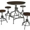 Ashley Furniture Dining Room Sets Odium - Brown - Drm Counter Table Set (5/cn)