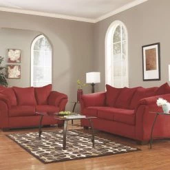 Ashley Furniture Darcy - Loveseat Contemporary - Stationary Loveseats 73 Ashley Furniture Darcy - Loveseat Contemporary - Stationary Loveseats