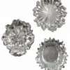 Uttermost Silver Flowers Wall Art, Set/3