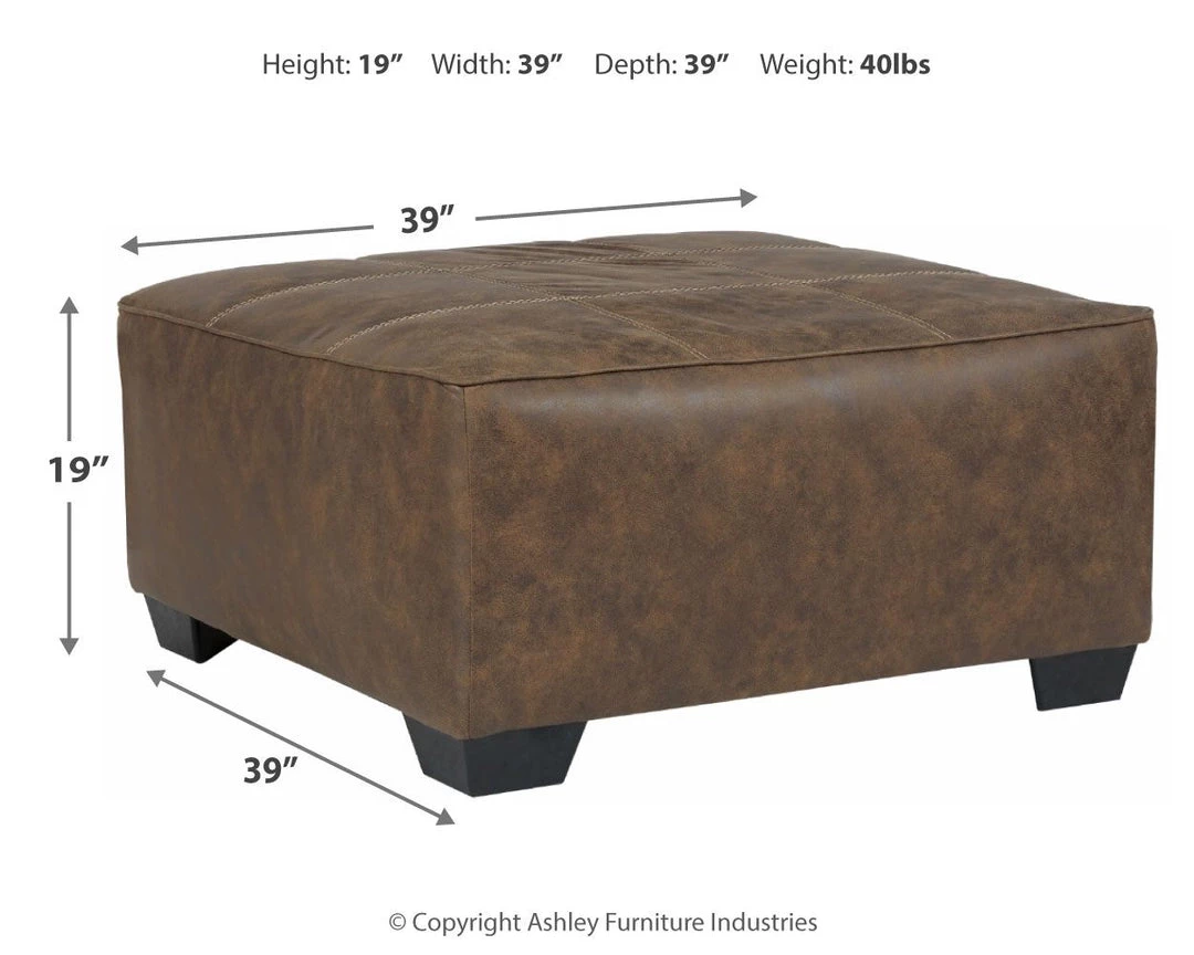 Ashley Furniture Abalone - Chocolate - Oversized Accent Ottoman Ottomans 8 Ashley Furniture Abalone - Chocolate - Oversized Accent Ottoman Ottomans
