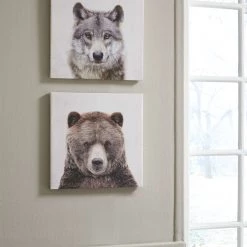 Ashley Furniture Accessories Albert - Gray/brown - Wall Art Set (2/cn)