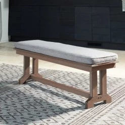 Signature Design By Ashley® Benches Emmeline - Brown - Bench With Cushion