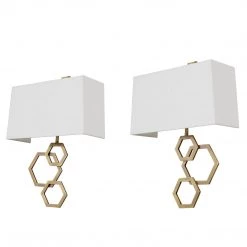 Uttermost Deseret Brass 2 Light Sconce S/2 Accessories