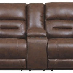 Ashley Furniture Stoneland - Console - Power Reclining Loveseats Reclining Furniture