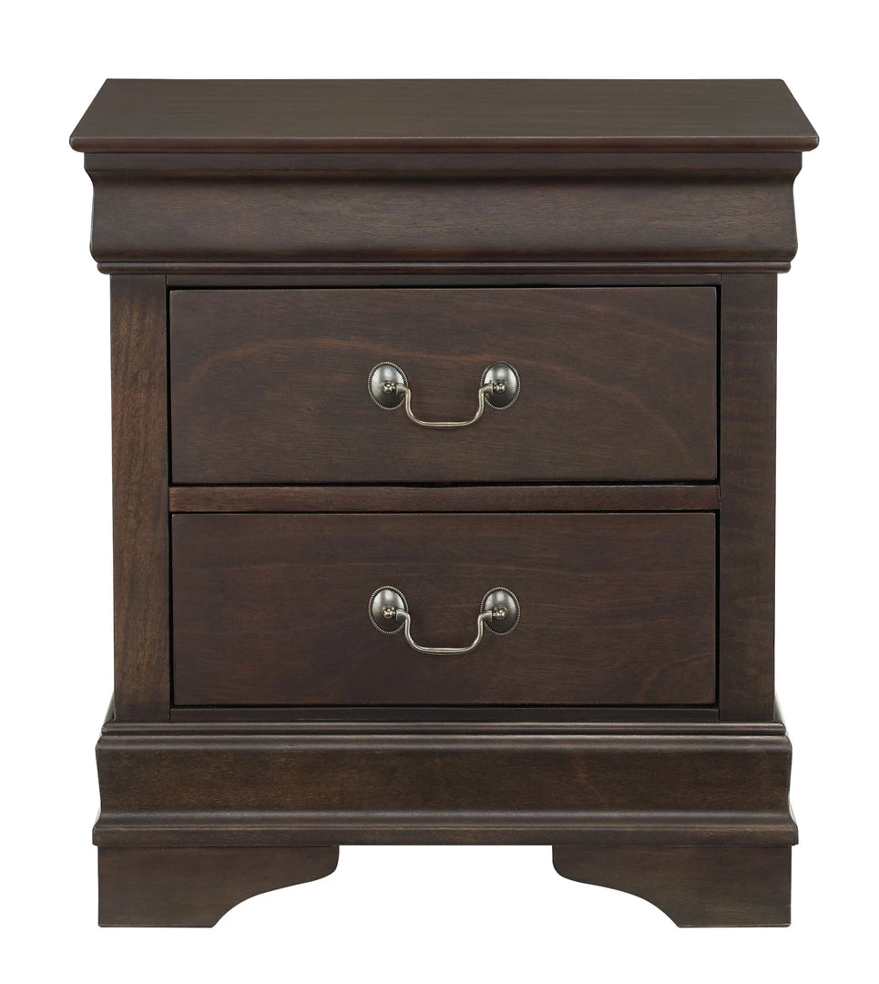 Ashley Furniture Leewarden - Dark Brown - Two Drawer Night Stand 7 Ashley Furniture Leewarden - Dark Brown - Two Drawer Night Stand