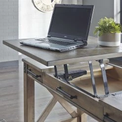 Ashley Furniture Aldwin - Gray - Home Office Lift Top Desk