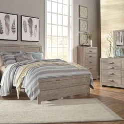 Ashley Furniture Culverbach - Gray - Two Drawer Night Stand