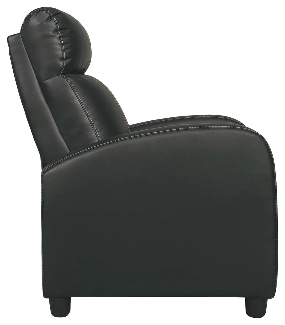 Ashley Furniture Reclining Furniture Declo - Black - Low Leg Recliner 5 Ashley Furniture Reclining Furniture Declo - Black - Low Leg Recliner
