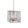 Accessories Uttermost Romilly 4 Light Antique Brass Pendant