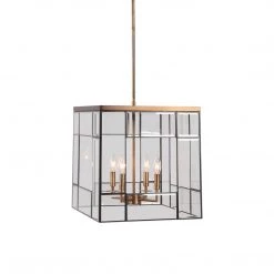 Accessories Uttermost Romilly 4 Light Antique Brass Pendant