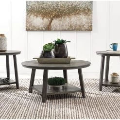 Ashley Furniture Caitbrook - Gray - Occasional Table Set (3/cn) Tables 9 Ashley Furniture Caitbrook - Gray - Occasional Table Set (3/cn) Tables