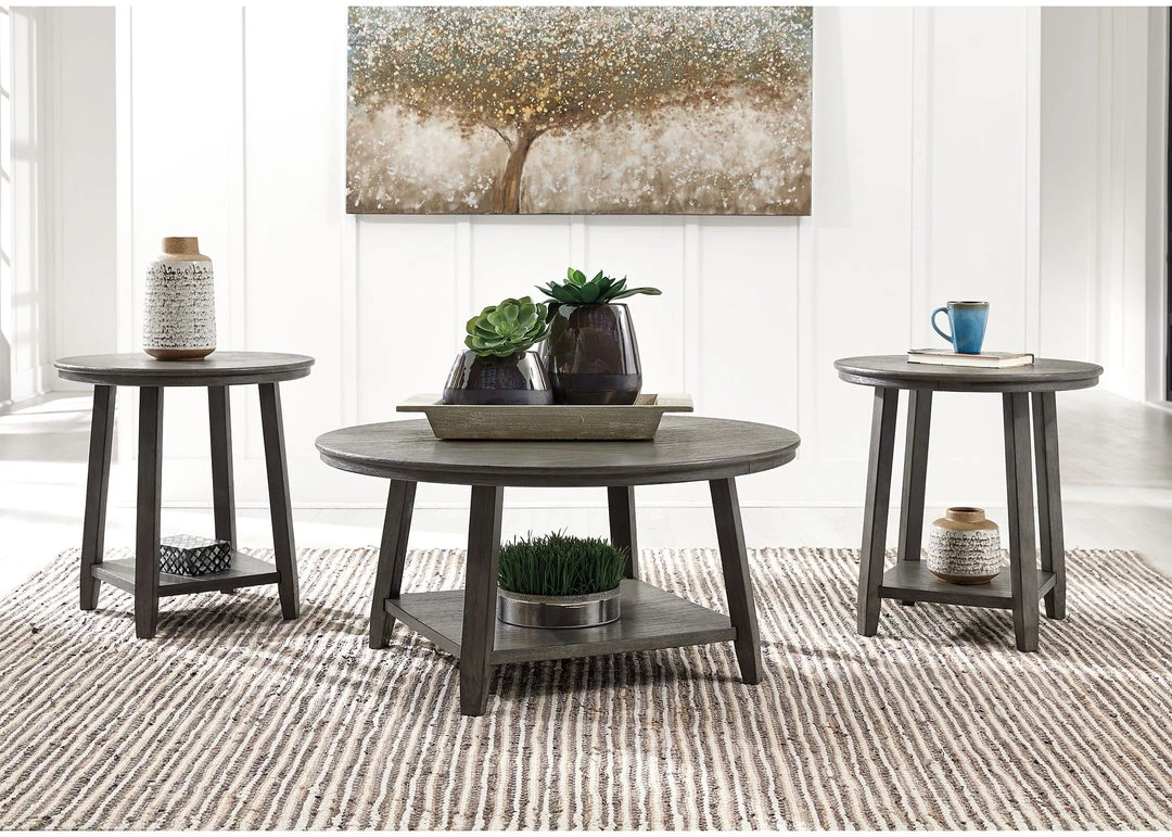 Ashley Furniture Caitbrook - Gray - Occasional Table Set (3/cn) Tables 6 Ashley Furniture Caitbrook - Gray - Occasional Table Set (3/cn) Tables