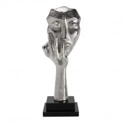 Moe's Home Collection Ponder Sculpture Nickel